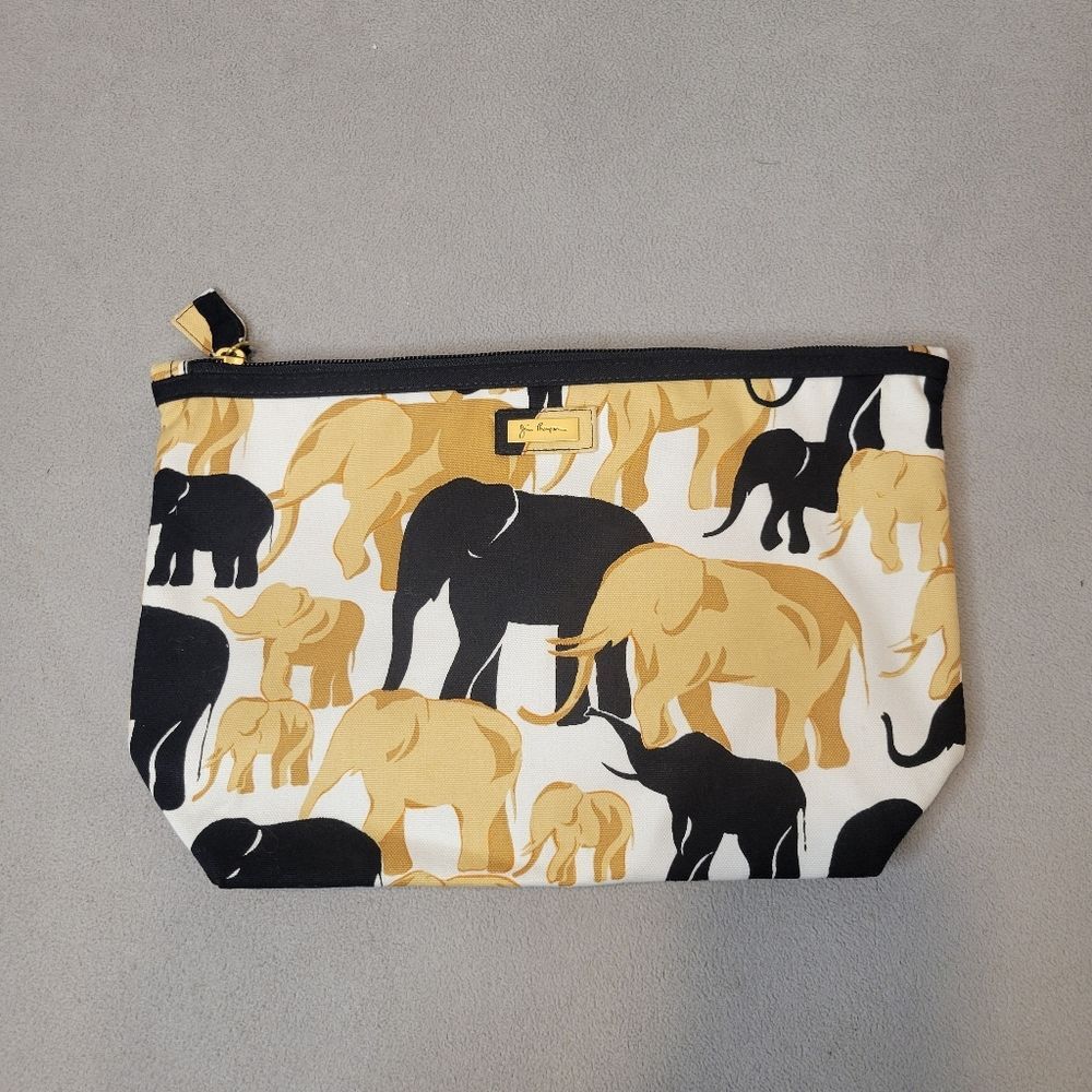 Jim Thompson Make Up Costmetic Bag Elephant Design